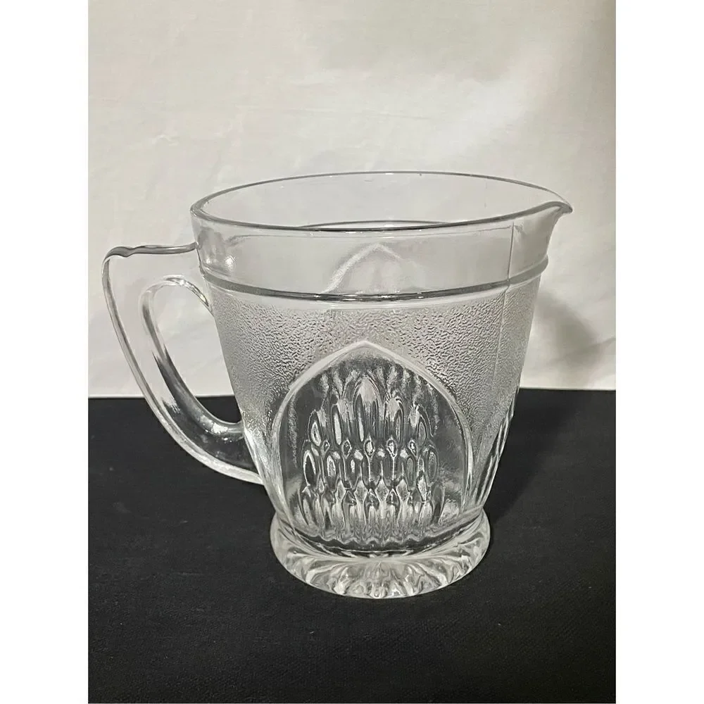 Small glass pitcher